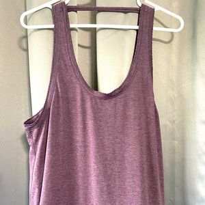 Lululemon plum tank top open back